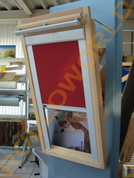 Verdunkelungsrollo f�r Velux VL/VG/VX mit Schienen