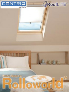 Contrio Sichtschutzrollo Rollo f�r RoofLITE� RHR S6A