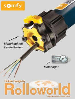 Somfy 6 Nm Einsteckantrieb HiPro LT 50 Start 6/17