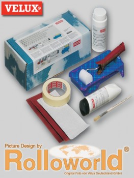 Lack-Set ZZZ 130 f�r wei� lackierte VELUX Holzfenster