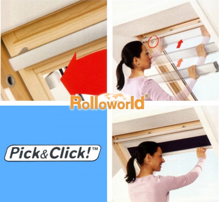 Rolloworld.de Velux Sichtschutzrollo für GGU/GPU/RHL/P00/P06/P08/P10