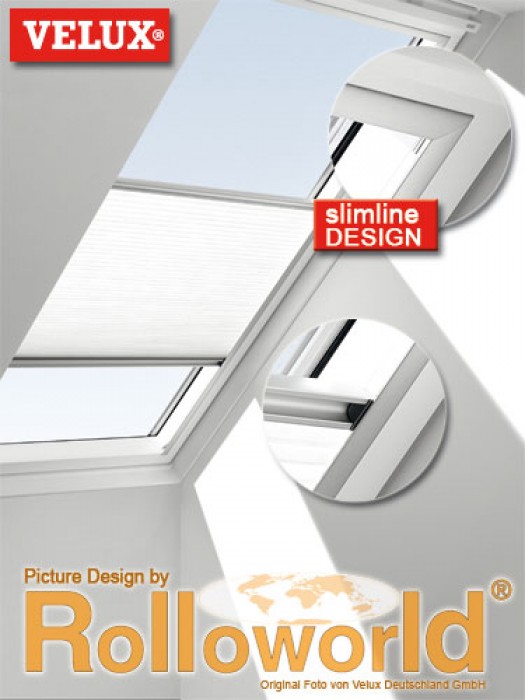 Rolloworld.de Velux Plissee Faltstore für GGU/GPU/GTU/GHU/FHU/308 S