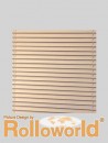 Standard 25mm Holz Jalousie - Jalousien in 160 cm H�he hell gebl